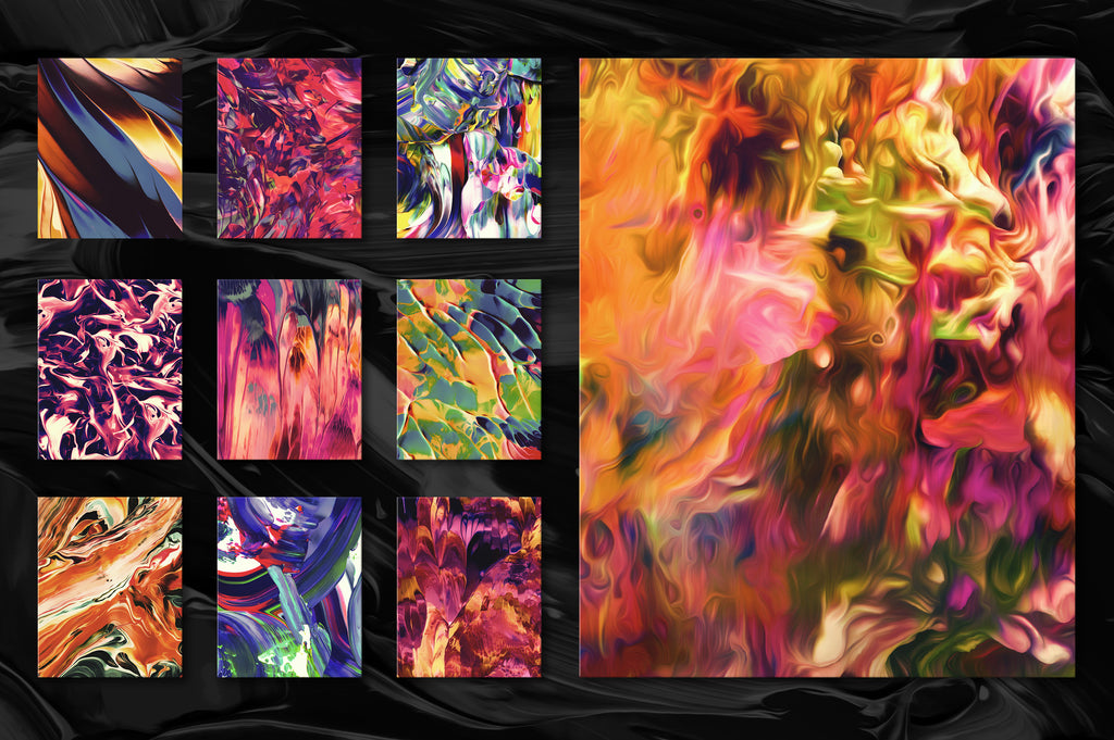Flow, Vol. 2: 100 Smooth Paint Textures-Chroma Supply