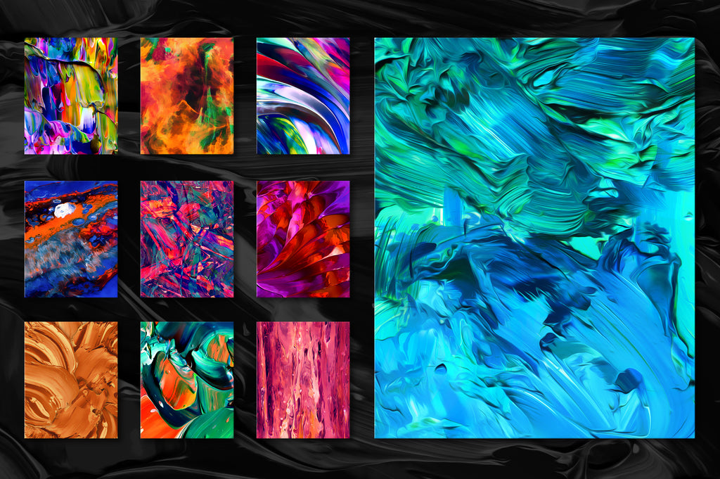 Flow Bundle: 300 Smooth Paint Textures-Chroma Supply