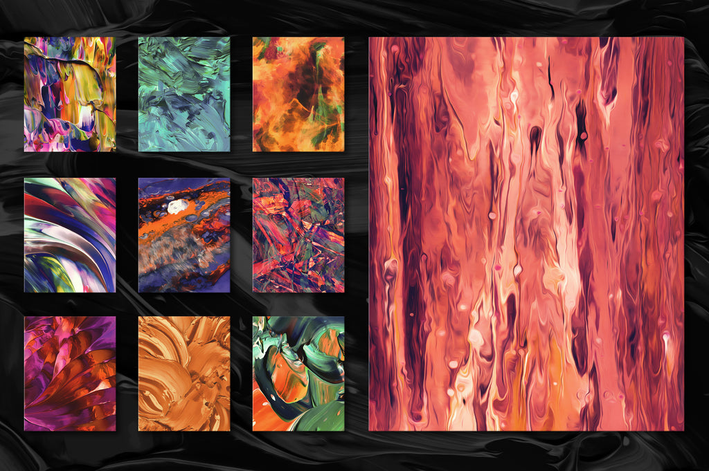Flow Bundle: 300 Smooth Paint Textures-Chroma Supply