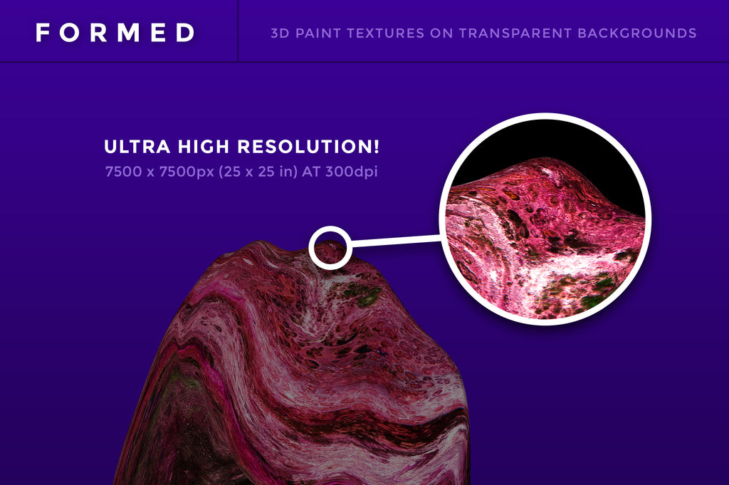 Formed: Isolated Abstract 3D Shapes-Chroma Supply