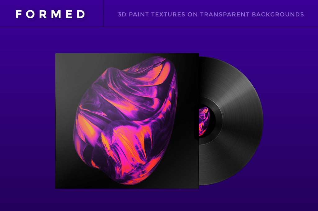 Formed: Isolated Abstract 3D Shapes-Chroma Supply