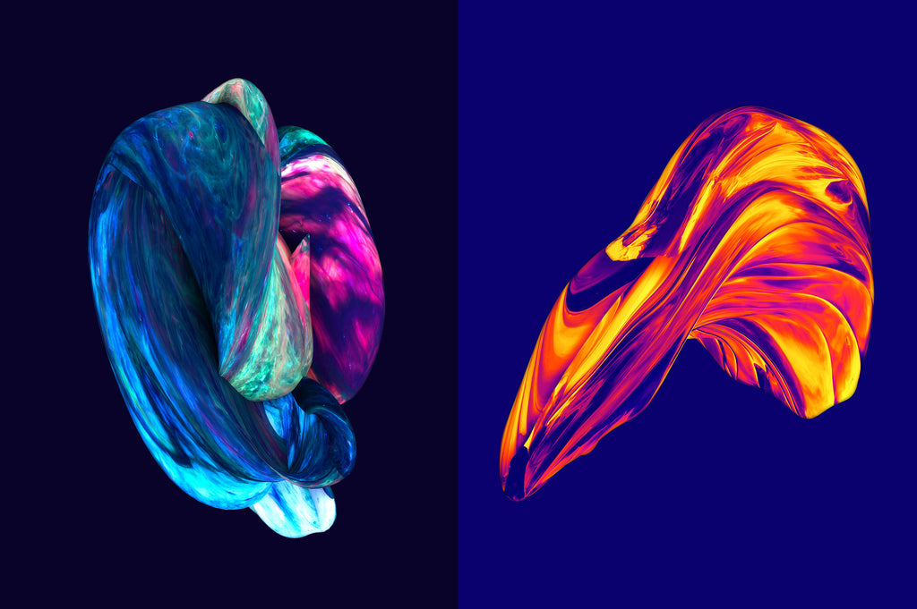 Formed: Isolated Abstract 3D Shapes-Chroma Supply