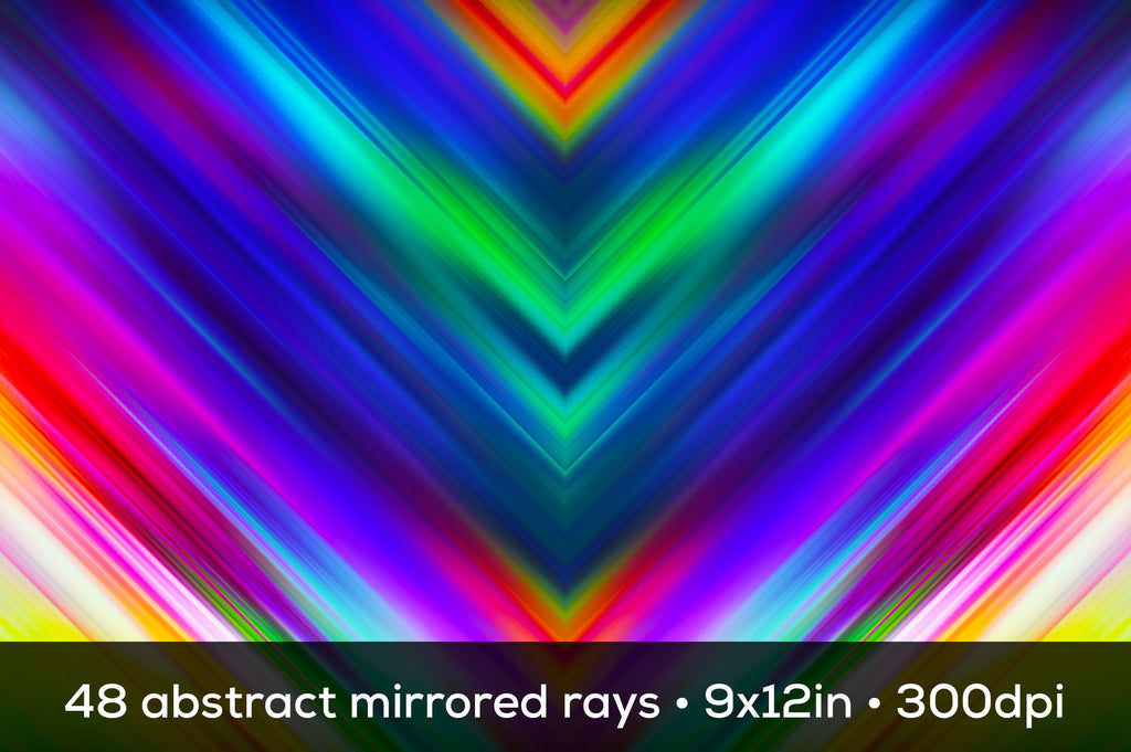Mirror Rays: Geometric Ray Backgrounds-Chroma Supply