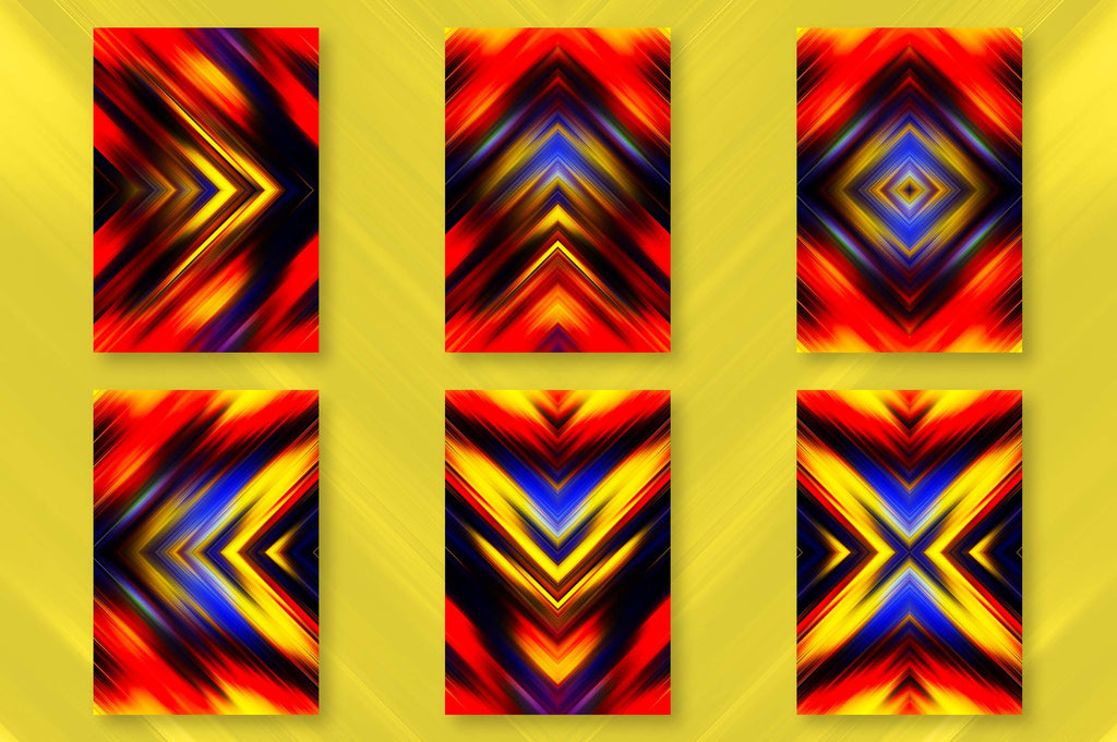 Mirror Rays: Geometric Ray Backgrounds-Chroma Supply