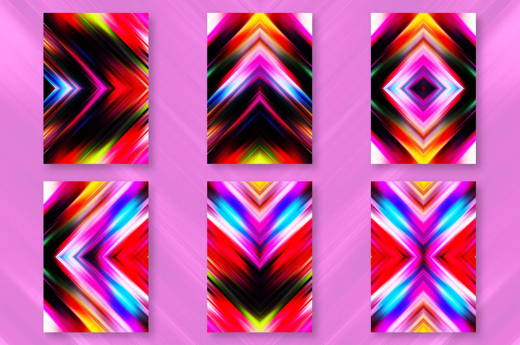 Mirror Rays: Geometric Ray Backgrounds-Chroma Supply