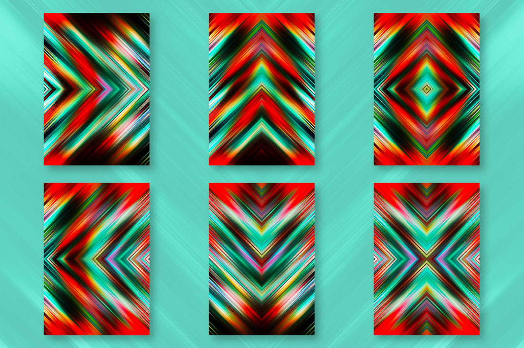 Mirror Rays: Geometric Ray Backgrounds-Chroma Supply