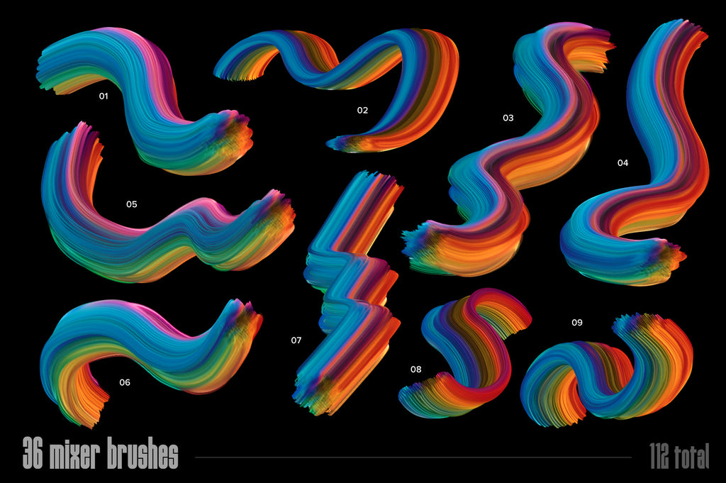 Multicolor Brush Bundle (Affinity)-Chroma Supply