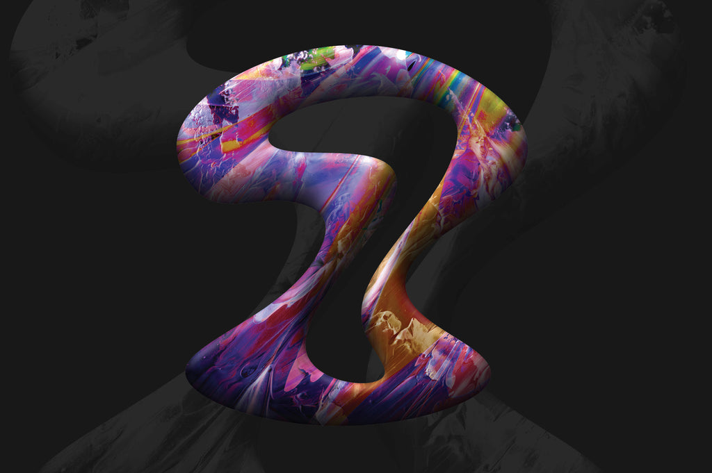 Paint Shapes: 40 Isolated 3D Elements-Chroma Supply