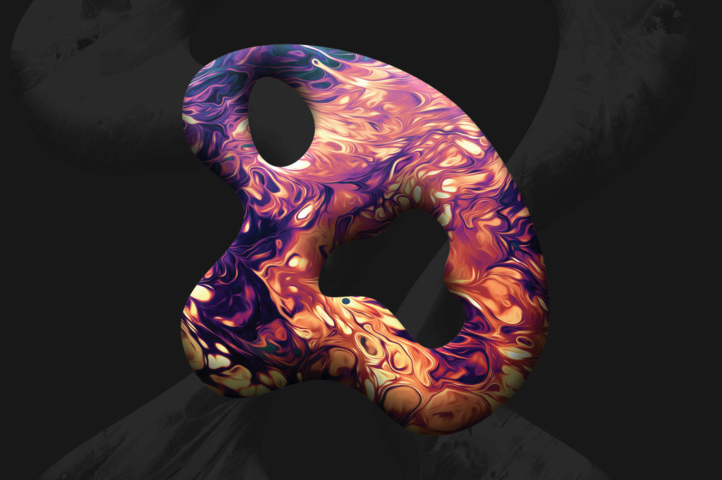 Paint Shapes: 40 Isolated 3D Elements-Chroma Supply