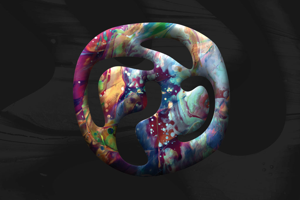 Paint Shapes: 40 Isolated 3D Elements-Chroma Supply