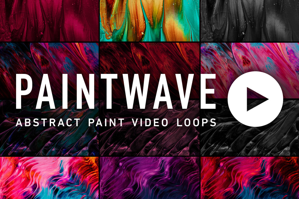 Paintwave: Looping Abstract Paint Animations-Chroma Supply