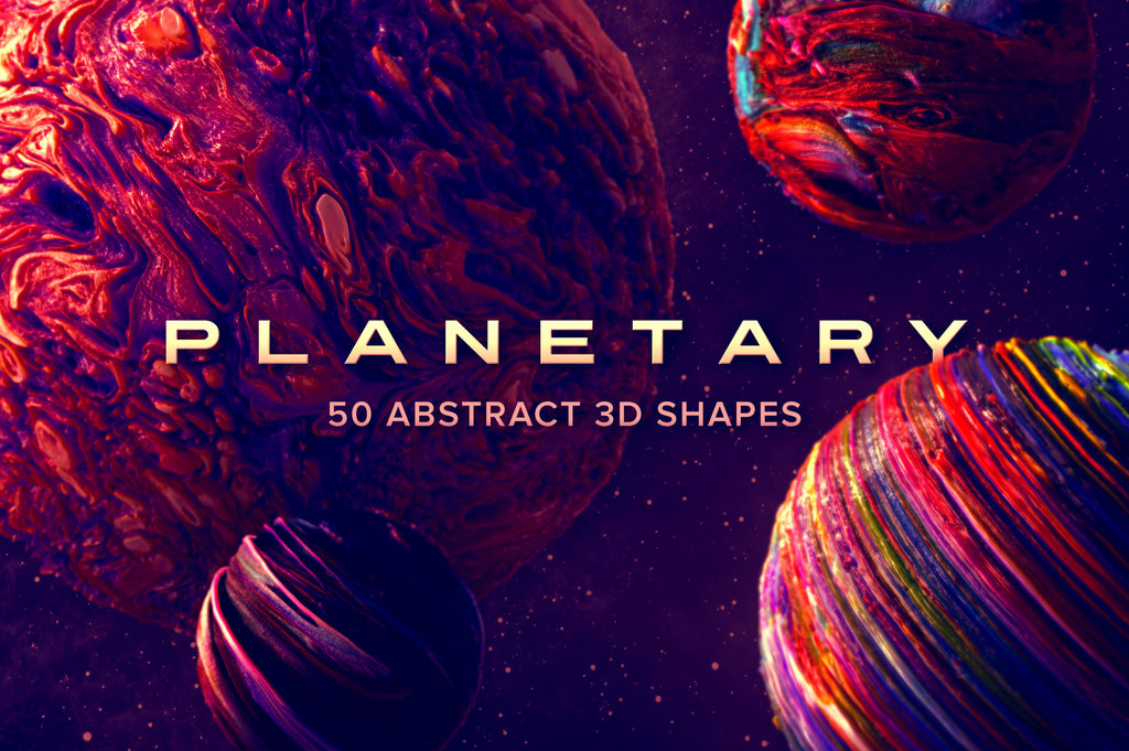 Planetary: Abstract 3D Shapes-Chroma Supply
