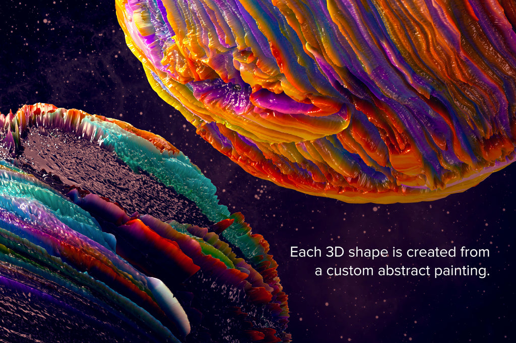 Planetary: Abstract 3D Shapes-Chroma Supply