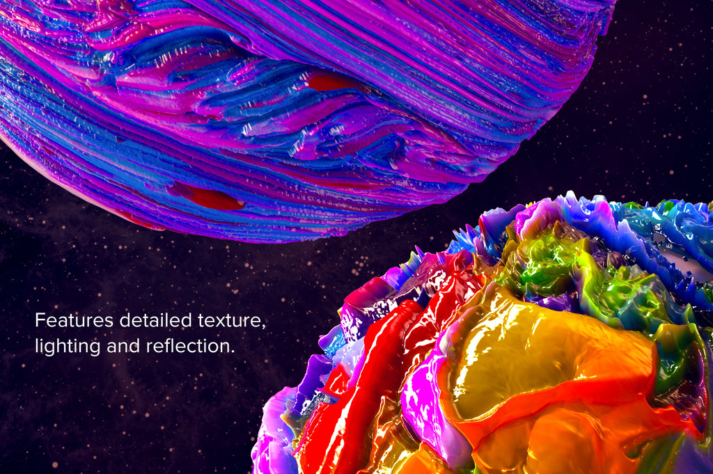 Planetary: Abstract 3D Shapes-Chroma Supply
