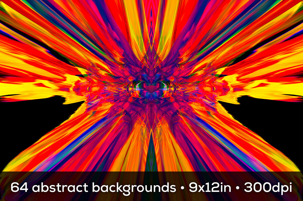Psychedelic: Trippy Abstract Backgrounds-Chroma Supply
