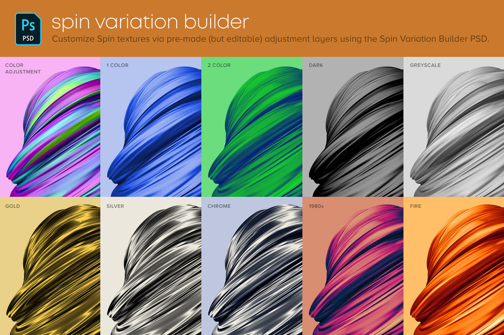 Spin: Dynamic 3D Shapes-Chroma Supply