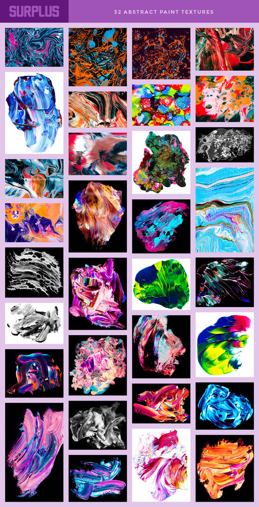 Surplus, Vol. 2: Abstract Paint Textures-Chroma Supply