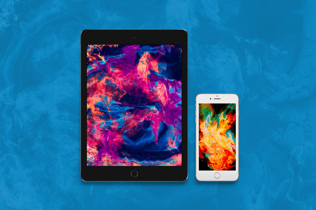 Transpose: Abstract Paint Textures-Chroma Supply
