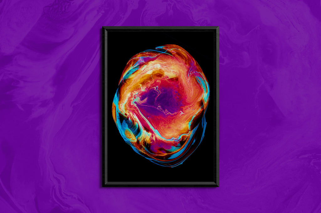 Transpose: Abstract Paint Textures-Chroma Supply