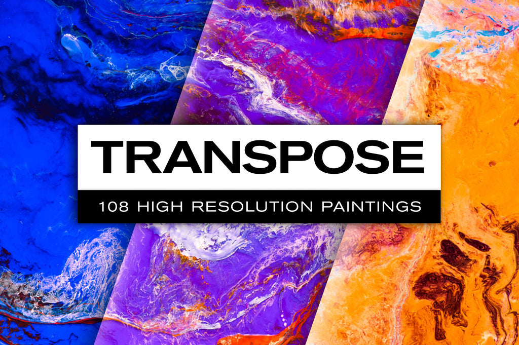 Transpose: Abstract Paint Textures-Chroma Supply