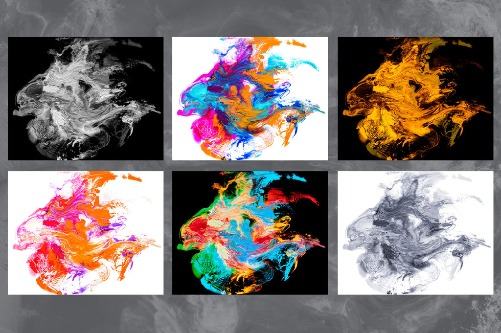 Transpose: Abstract Paint Textures-Chroma Supply