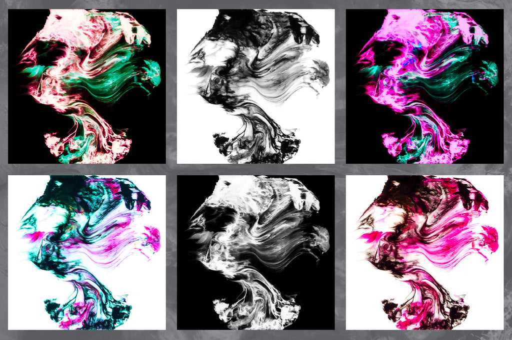 Transpose: Abstract Paint Textures-Chroma Supply