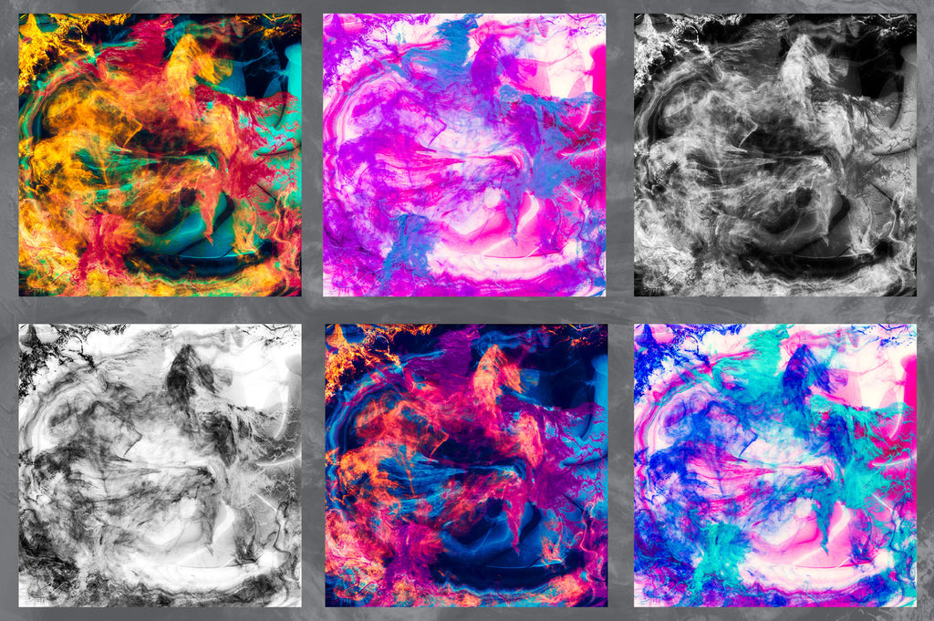 Transpose: Abstract Paint Textures-Chroma Supply