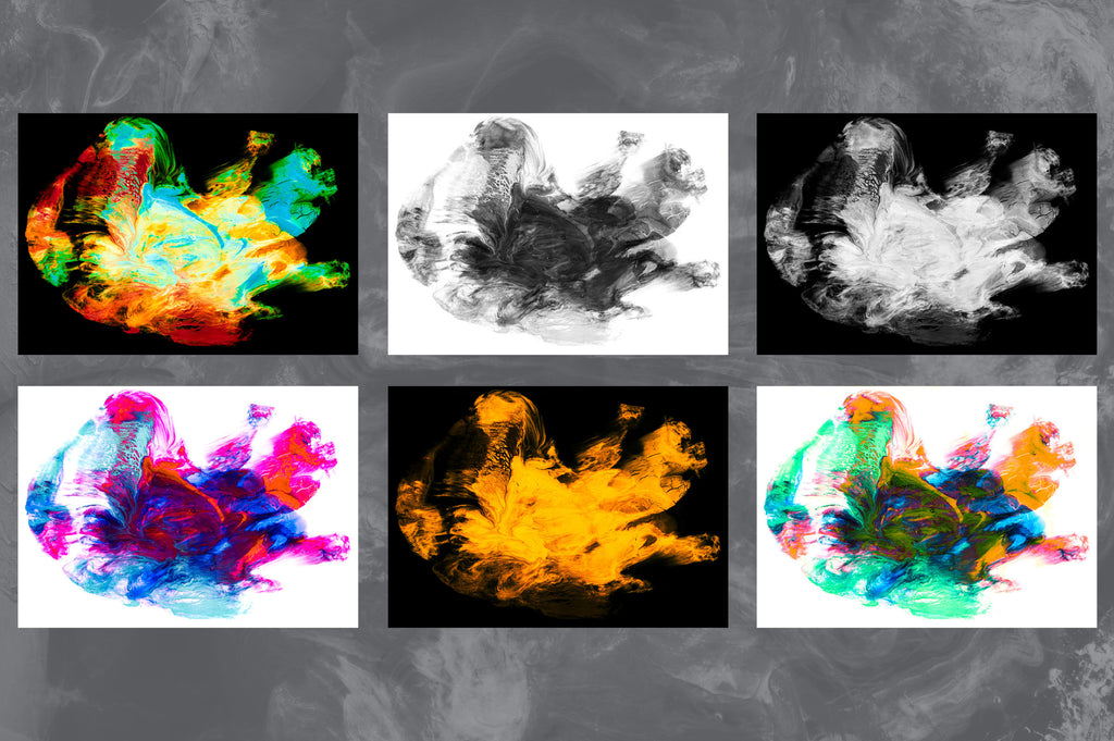 Transpose: Abstract Paint Textures-Chroma Supply