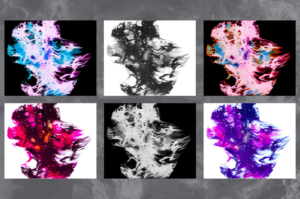 Transpose: Abstract Paint Textures-Chroma Supply