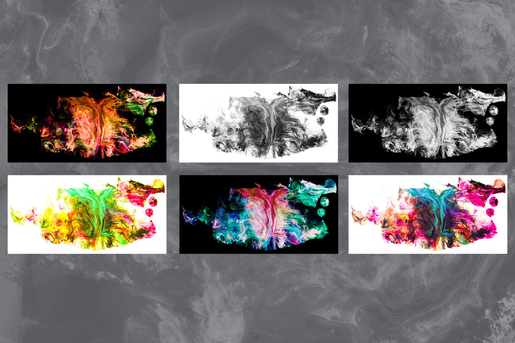 Transpose: Abstract Paint Textures-Chroma Supply