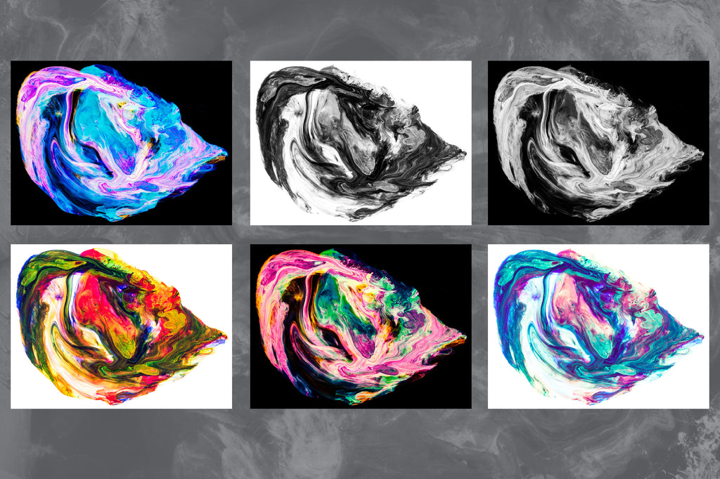 Transpose: Abstract Paint Textures-Chroma Supply