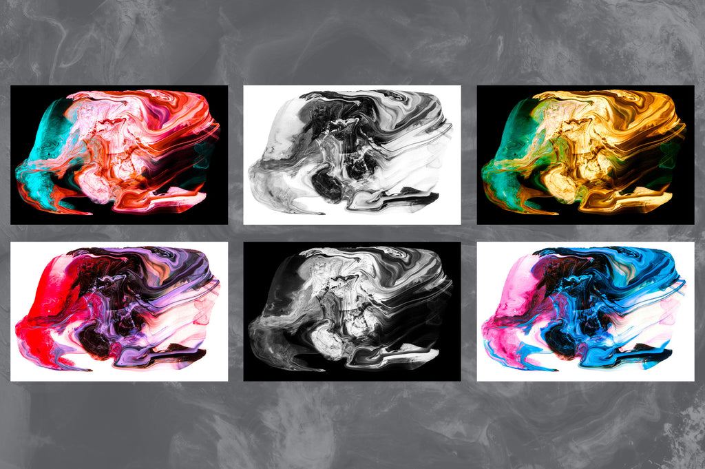 Transpose: Abstract Paint Textures-Chroma Supply
