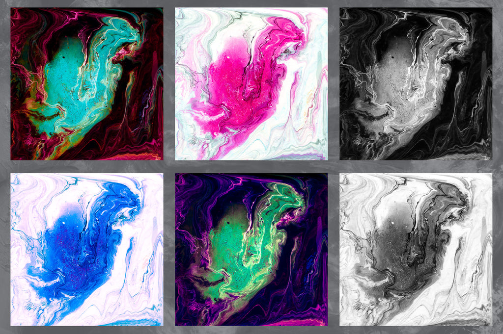 Transpose: Abstract Paint Textures-Chroma Supply
