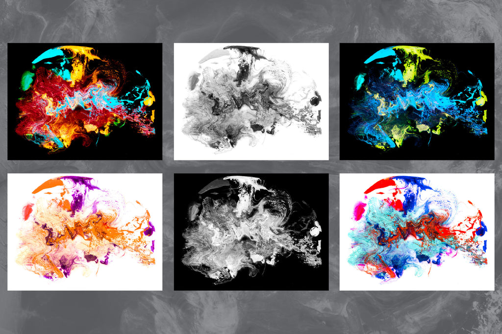 Transpose: Abstract Paint Textures-Chroma Supply