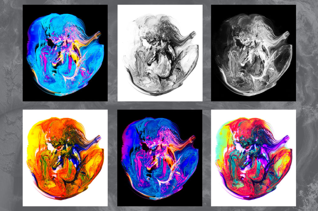 Transpose: Abstract Paint Textures-Chroma Supply