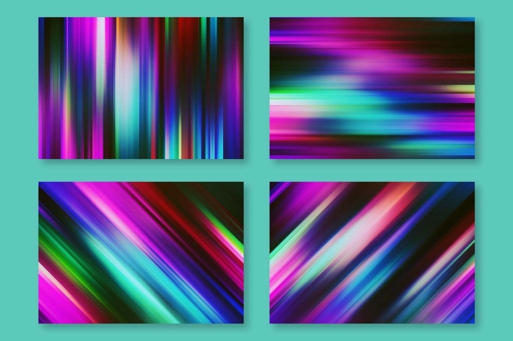 Vibrant Rays: Abstract Ray Textures-Chroma Supply