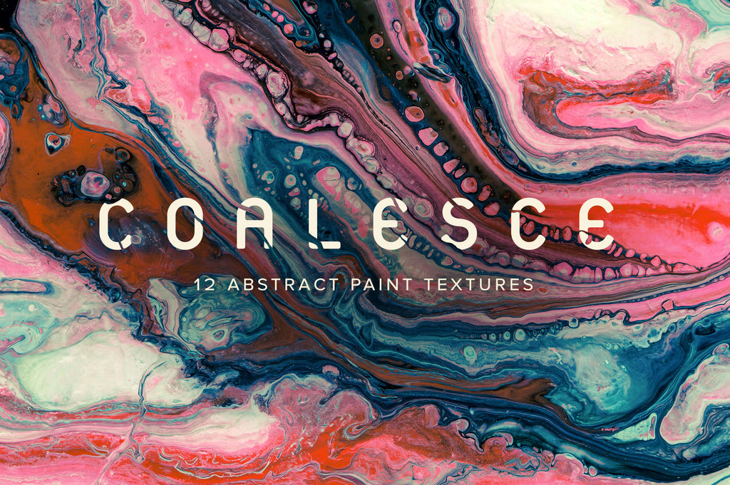 Coalesce: 12 Abstract Paint Textures-Chroma Supply