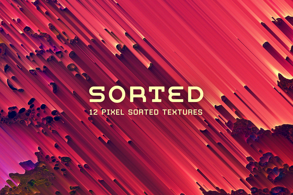 Sorted: 12 Pixel Sorted Textures-Chroma Supply