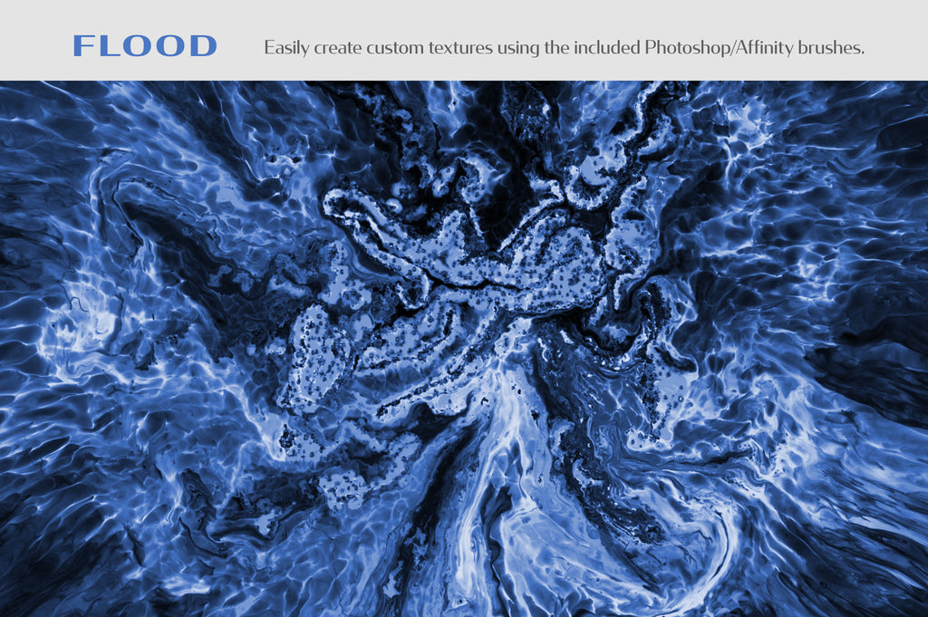 Flood: Experimental Ink and Resin Textures-Chroma Supply