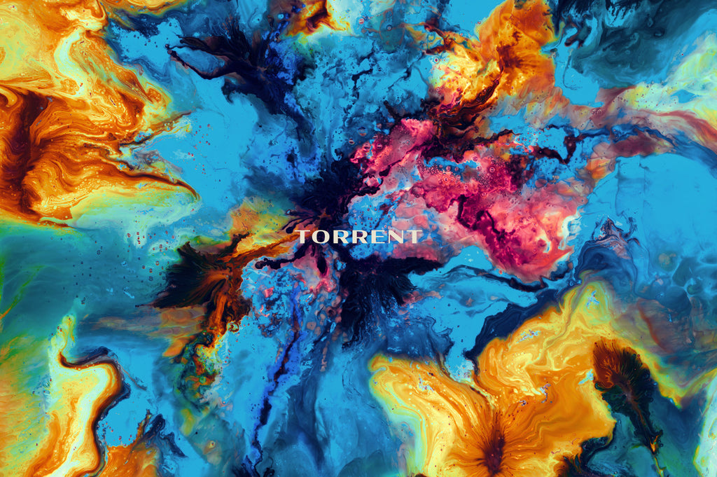 Torrent: Experimental Ink and Resin Textures-Chroma Supply