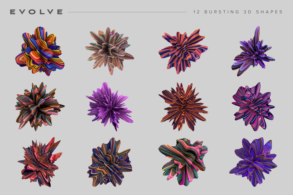 Evolve: Bursting 3D Shapes-Chroma Supply