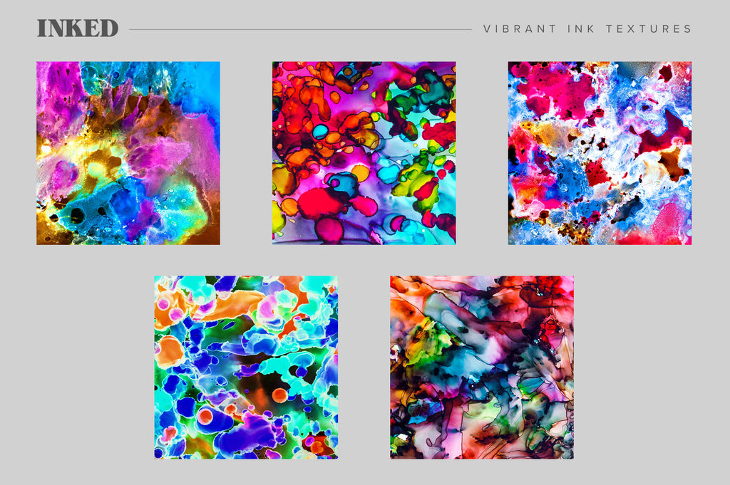 Inked: Abstract Ink Textures-Chroma Supply
