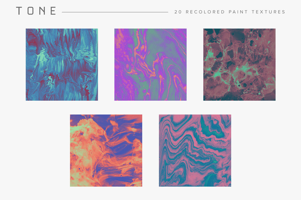 Tone: Recolored Paint Textures-Chroma Supply
