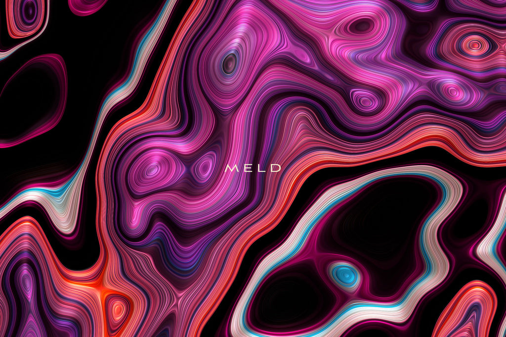 Meld: Glossy Abstract 3D Textures-Chroma Supply
