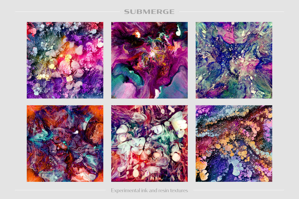 Submerge: Experimental Ink and Resin Textures-Chroma Supply