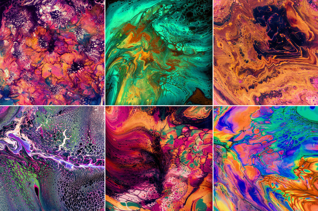 Drift: Abstract Paint Textures-Chroma Supply