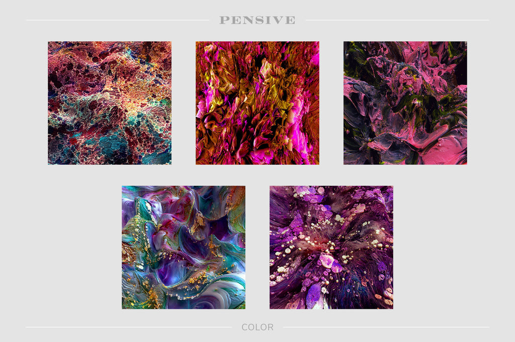Pensive: Experimental 3D Paint Textures-Chroma Supply