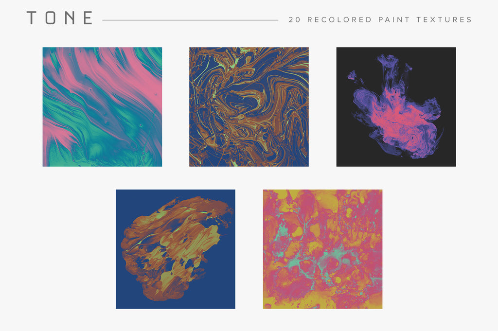 Tone: Recolored Paint Textures-Chroma Supply