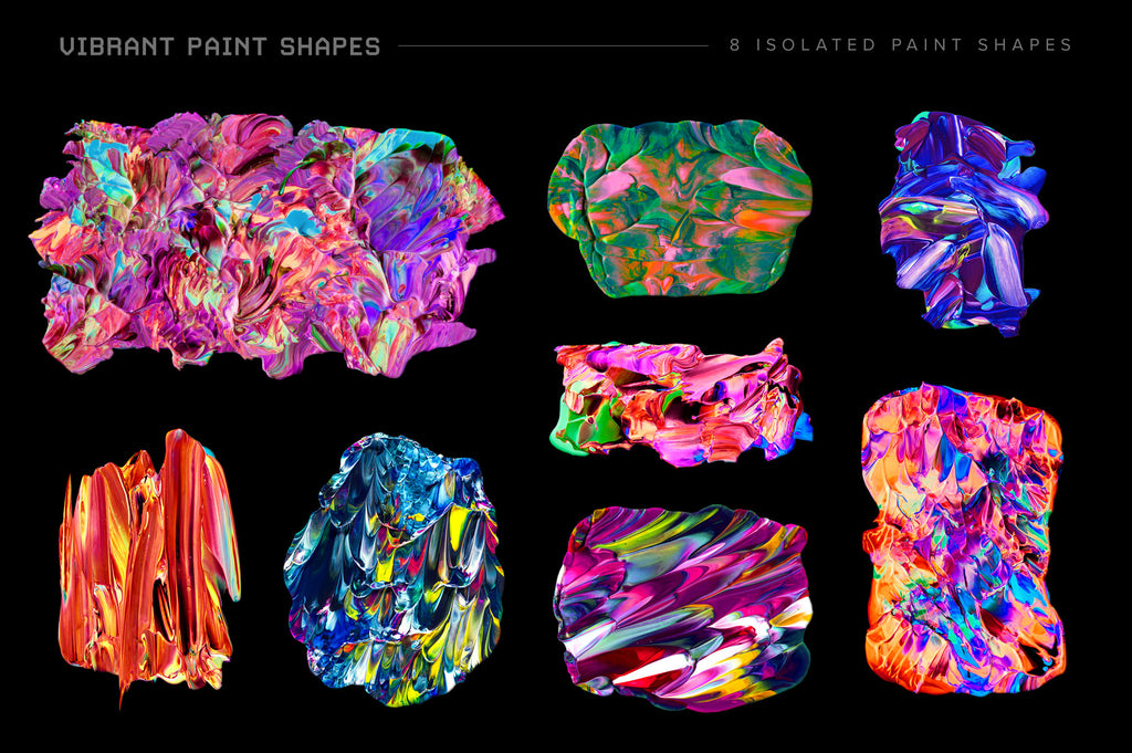 Vibrant Paint Shapes-Chroma Supply