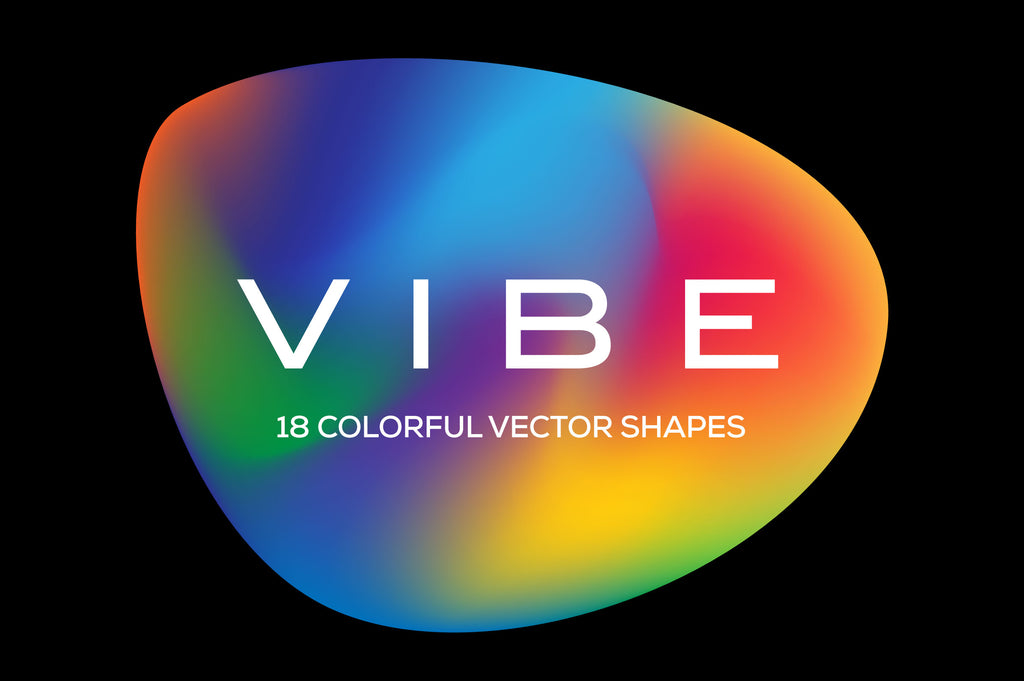 Vibe: Abstract Vector Gradient Shapes-Chroma Supply